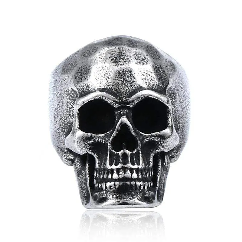 Gothic Punk Totenkopf Ring für Herren