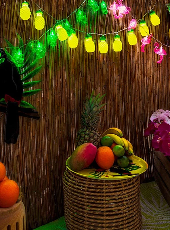 Ananas Lichterkette 140cm Sommerparty