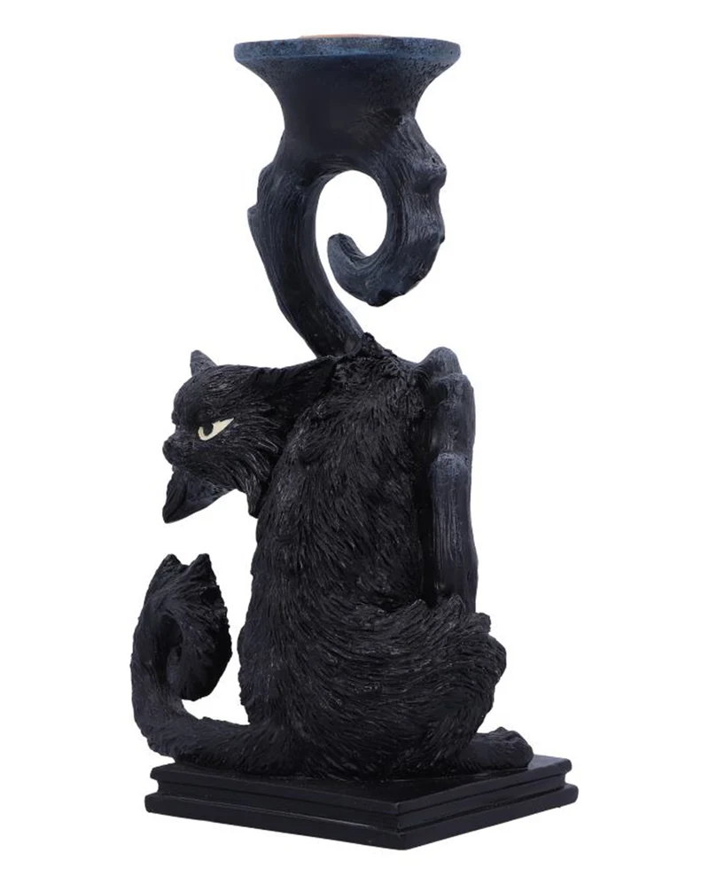 Spite Kerzenhalter mit Hexenkatze 18,5cm