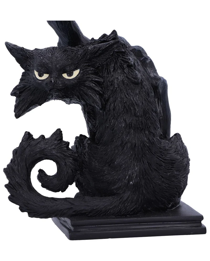Spite Kerzenhalter mit Hexenkatze 18,5cm