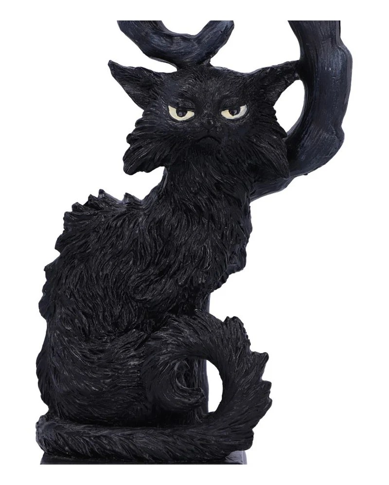 Salem Kerzenhalter mit Hexenkatze 20cm