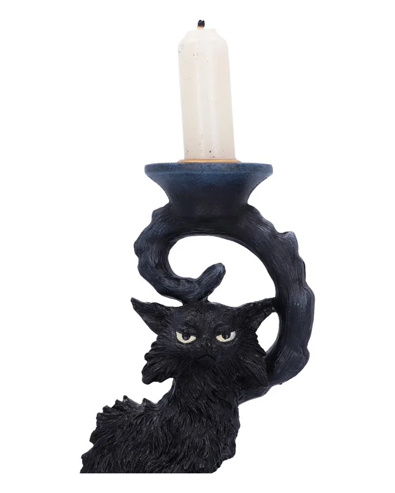 Salem Kerzenhalter mit Hexenkatze 20cm