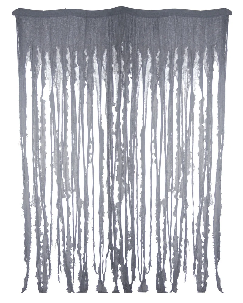 Creepy Halloween Fetzenvorhang 240x175cm