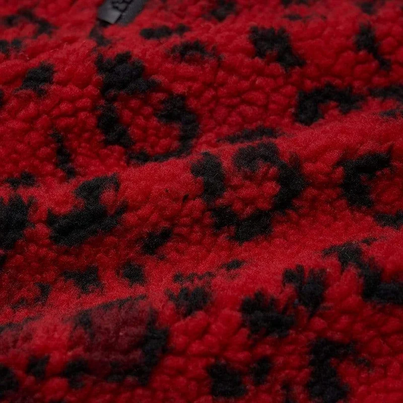 Punkrote Miniröcke mit Leopardenprint für Damen