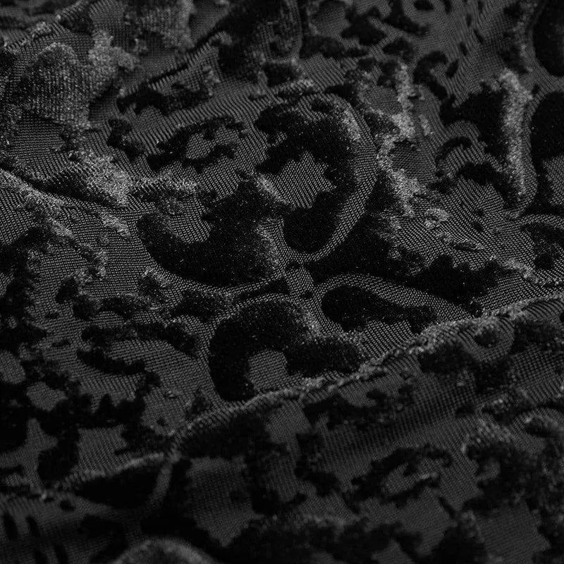 Gothic-Jacquard-Leggings für Damen