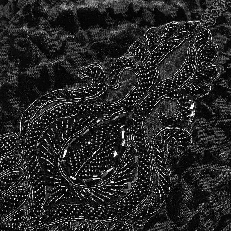 Gothic-Jacquard-Leggings für Damen