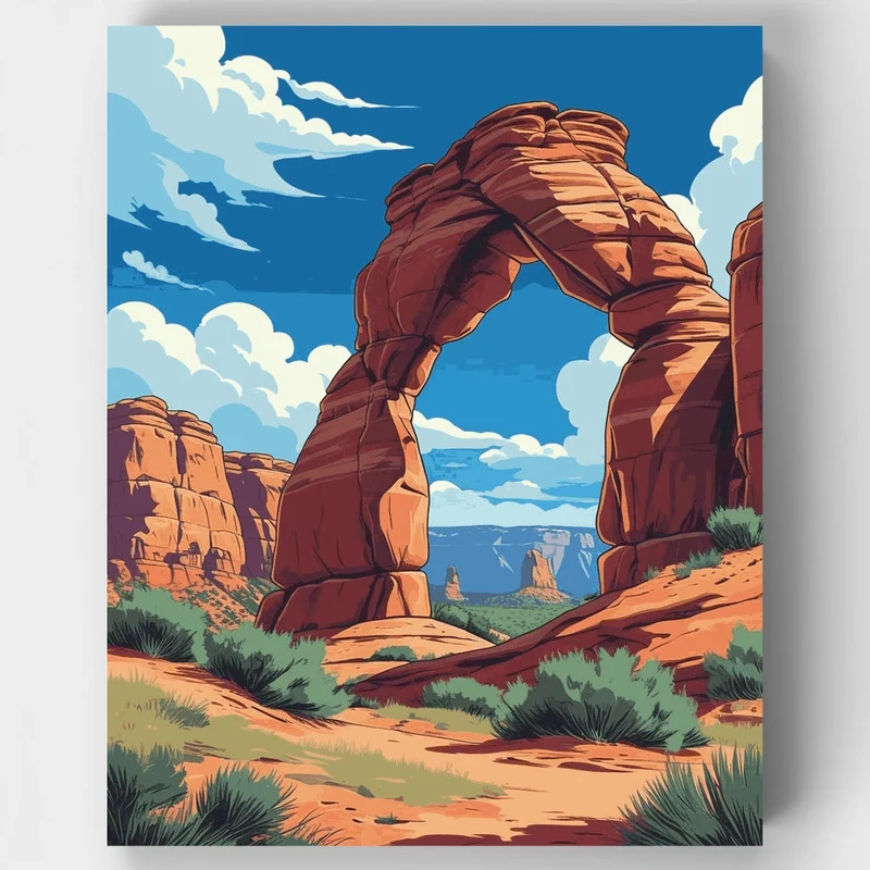 Arches National Park - Paint by Numbers Kit