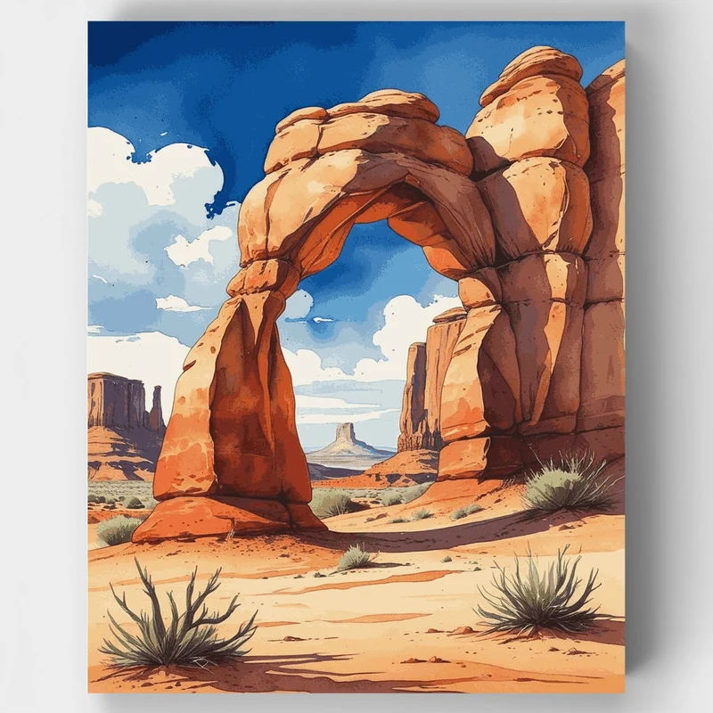 Arches National Park - Paint by Numbers Kit
