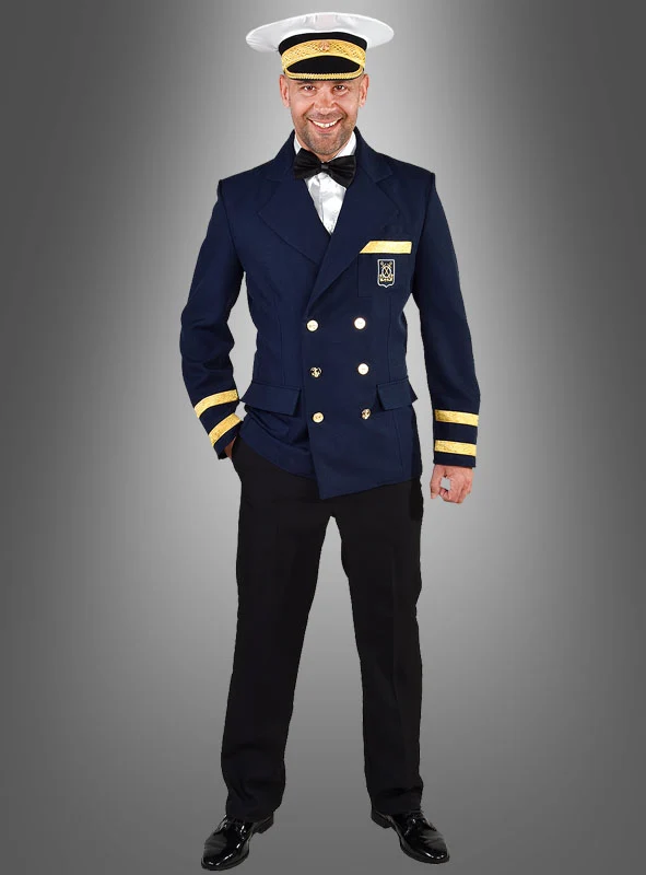 Kapitän Kostüm Jacke für Herren