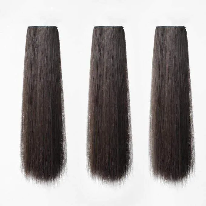 Nahtlose flauschige synthetische Haarverlängerung für Damen