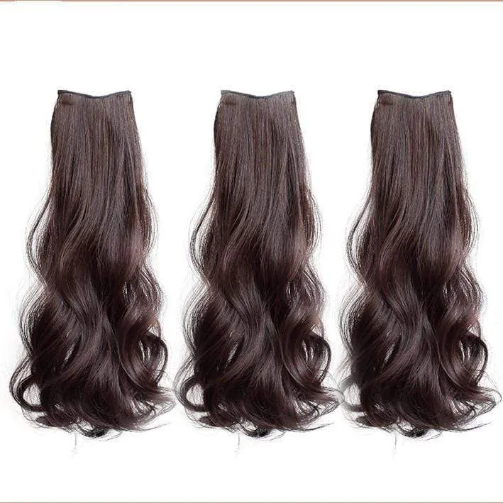 Nahtlose flauschige synthetische Haarverlängerung für Damen