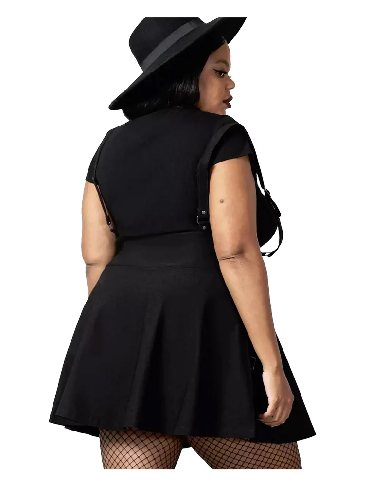 KILLSTAR Study Hell Suspender Skirt schwarz