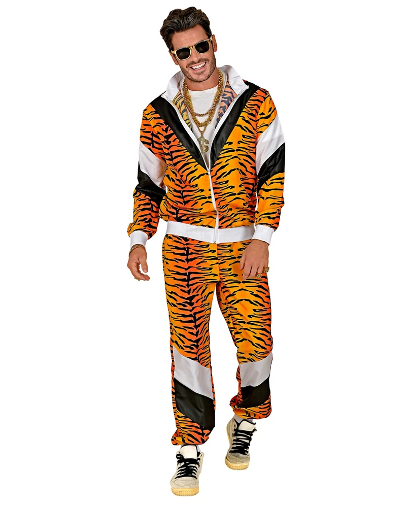 80er Jahre Golden Tiger Jogginganzug