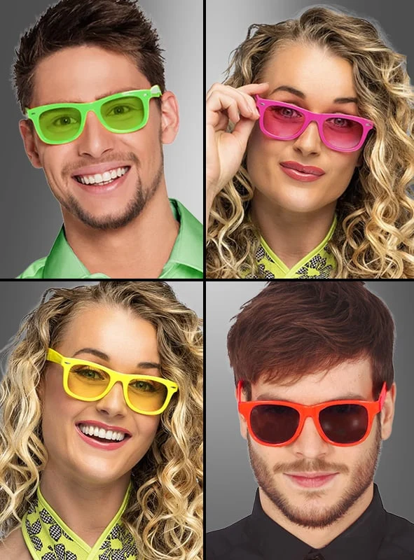 Party Brille verschiedene Farben