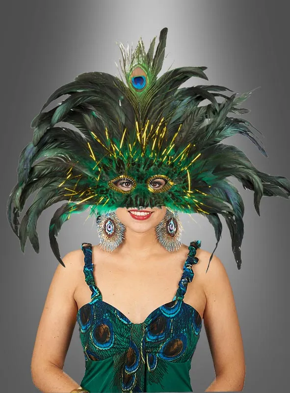 Samba Federschmuck Pfau