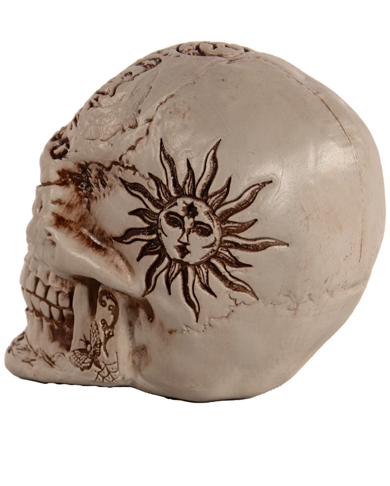 Ouija Wahrsage Totenkopf 18cm