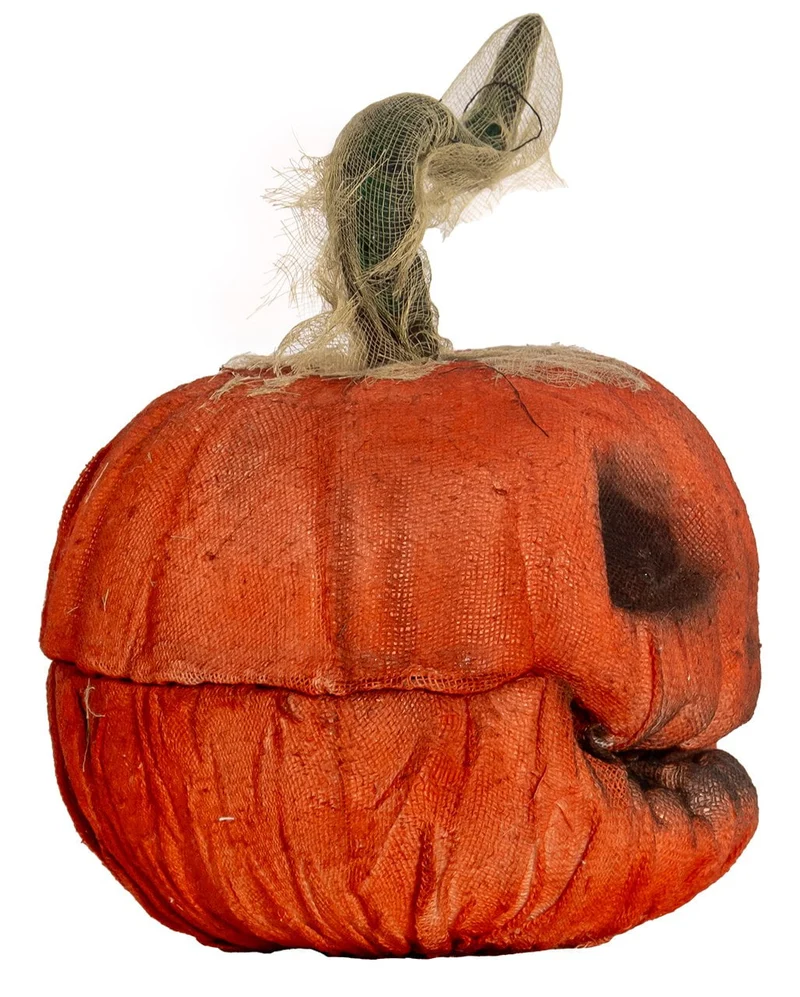 Lachender Halloween Kürbis mit Bewegung & Licht 23cm
