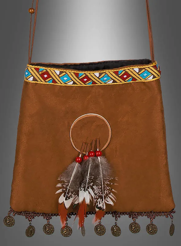 Indianer Handtasche mit Traumfänger