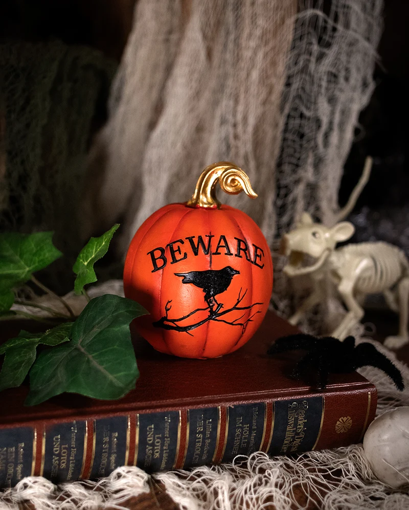 Halloween Kürbis Beware