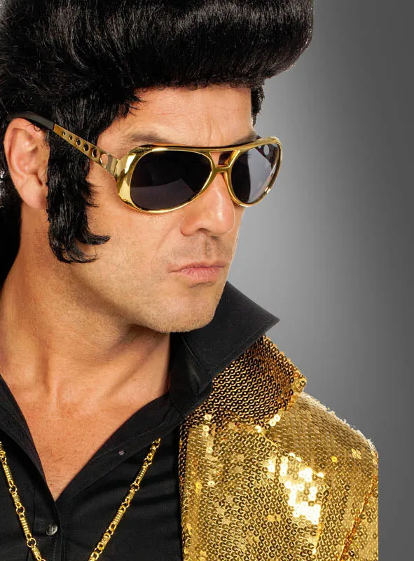 King of Rock Elvis Brille 60er