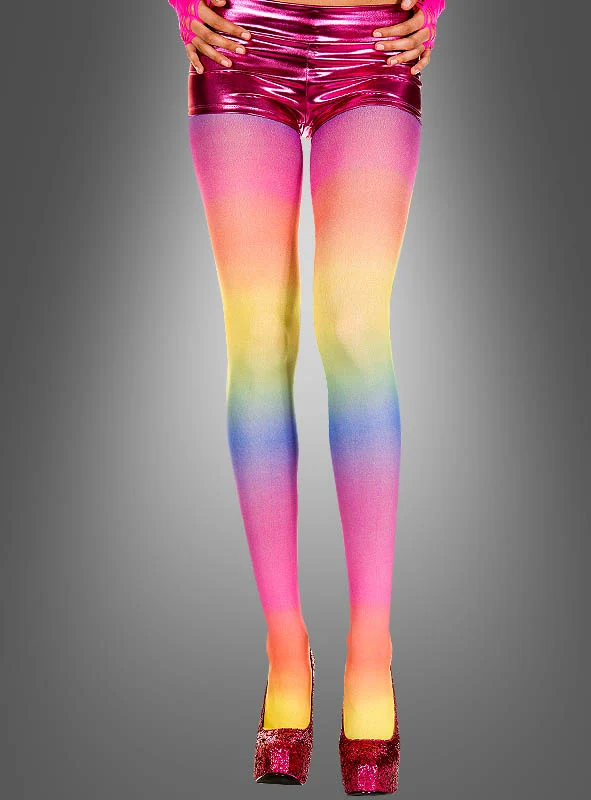 Bunte Strumpfhose Regenbogen
