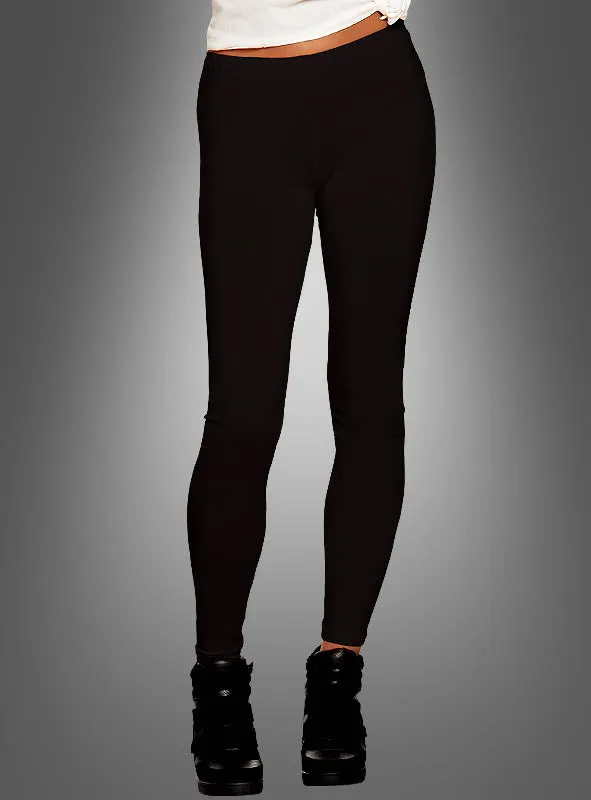 Schwarze Leggings für Damen