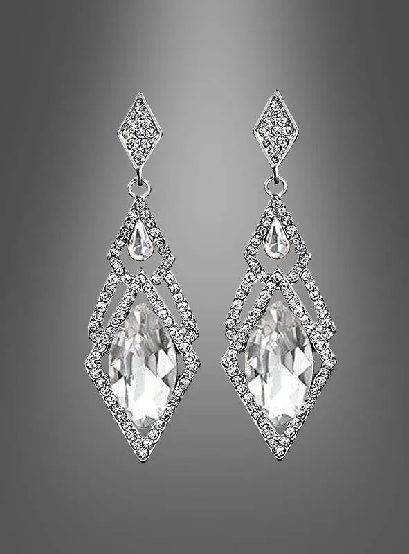 Elegante Ohrringe für Damen silber