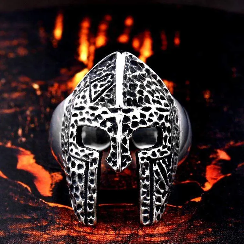 Punk-Schädel-Maskenring für Herren