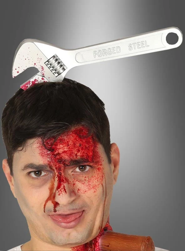 Horror Haarreif Werkzeuge im Kopf