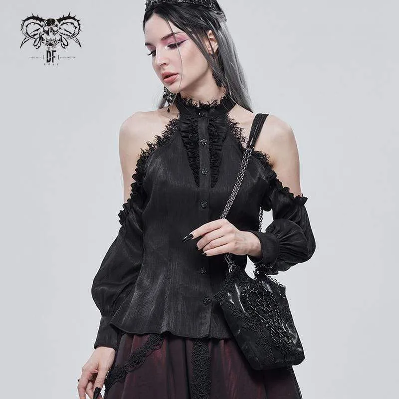Gothic-Blumenbeutel für Damen