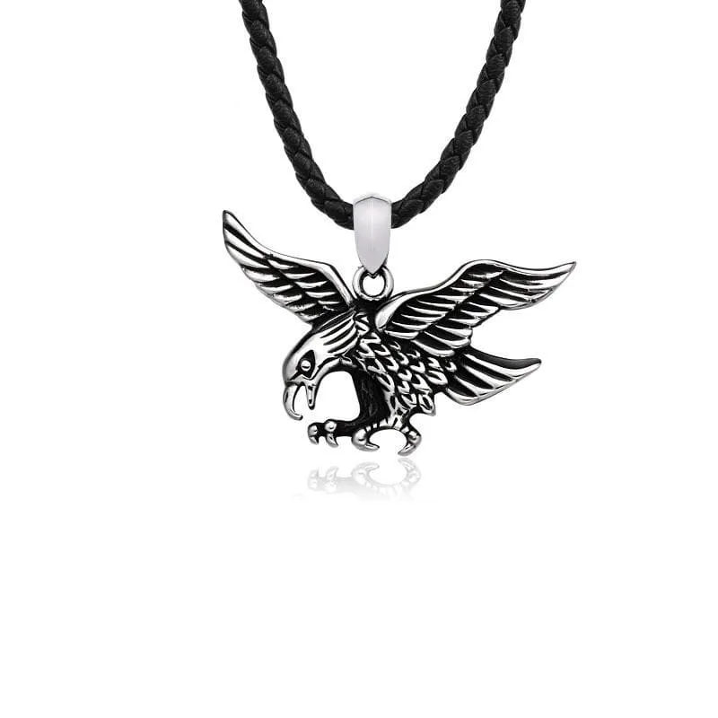 Punk-Adler-Halskette für Herren