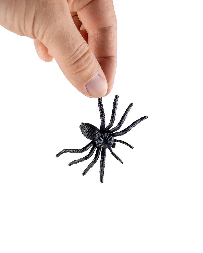 Schwarze Spinnen 8 St.