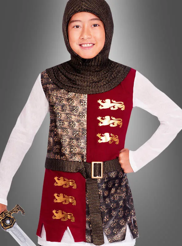 Mittelalterlicher Ritter Galahad mit Schwert