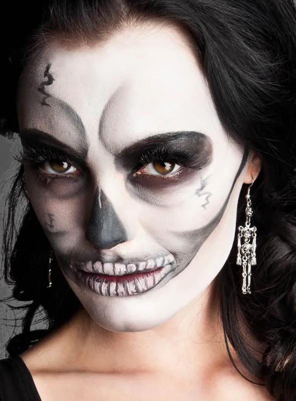 Ohrringe Skelett Halloween Schmuck