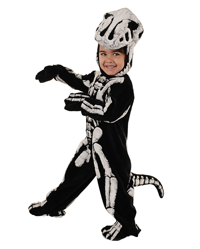 T-Rex Skelett Kleinkinderkostüm
