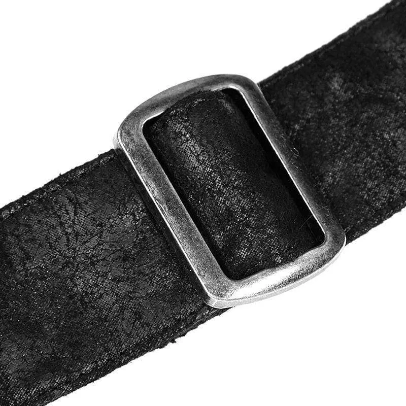 Damen Punk Neckholder Reißverschluss rückenfreie Weste