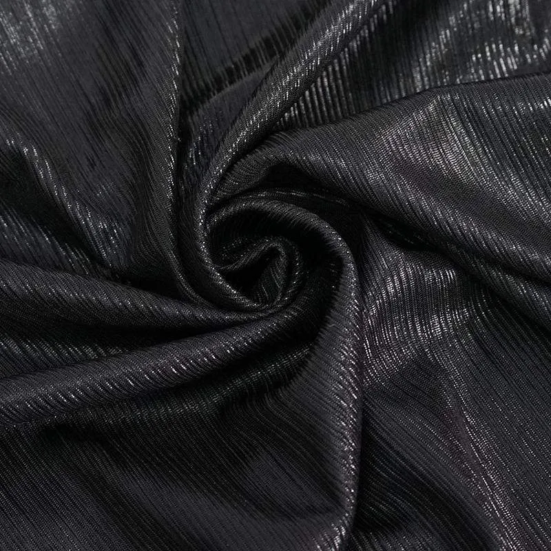 Damen Gothic Stickup Schnallen Reißverschluss Top