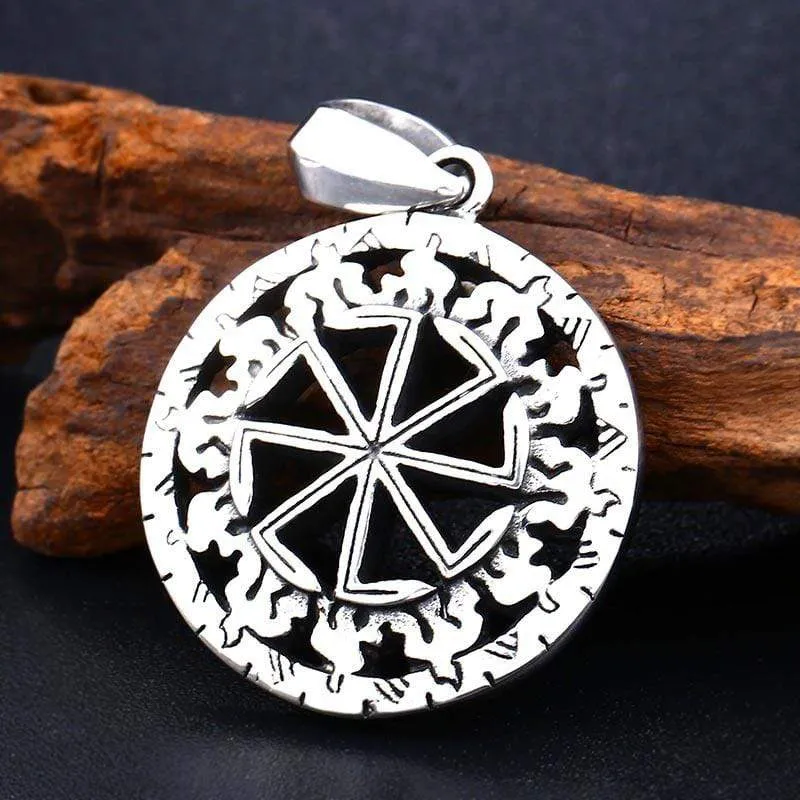 Punk-Hollow-Flammen-Halskette für Herren