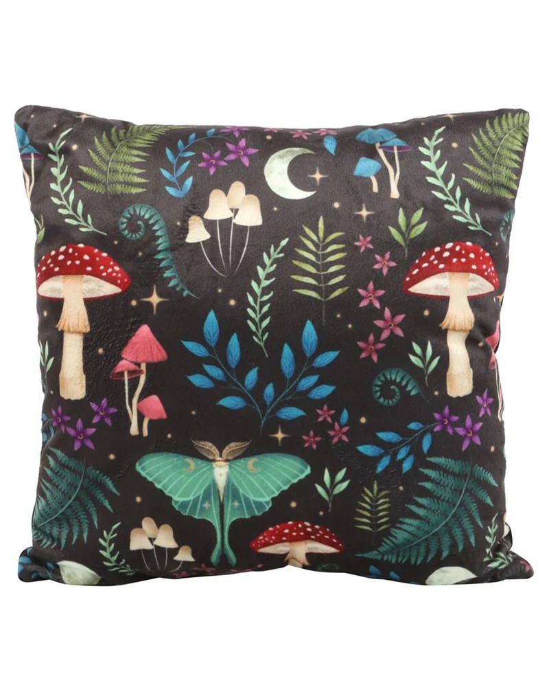 Magic Forest Mushroom Zierkissen 35x35cm