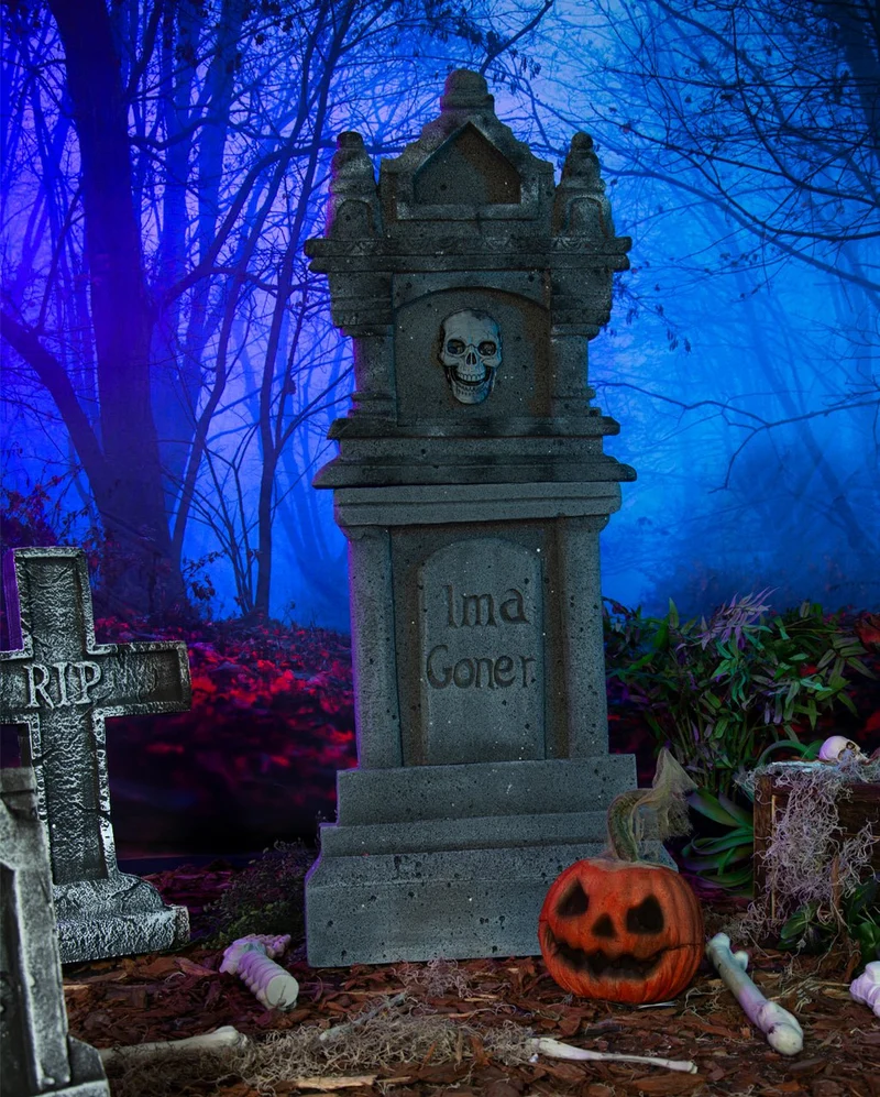 Monumentum Halloween Grabstein 2-tlg. 112cm