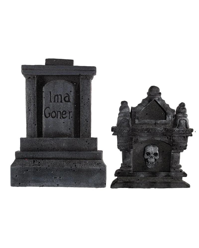 Monumentum Halloween Grabstein 2-tlg. 112cm