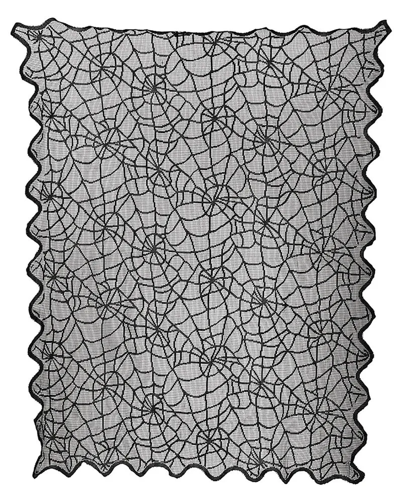 Spinnweben Tischdecke aus Spitze 100x75cm