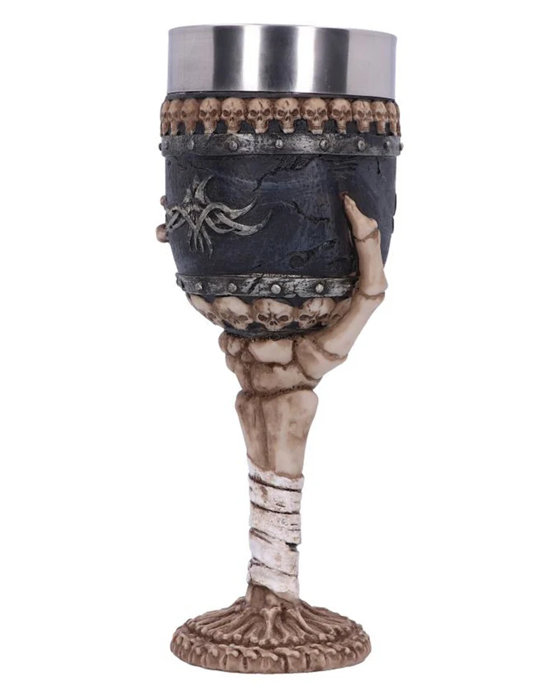 Skeletthand Kelch "Bitter Taste" 19cm