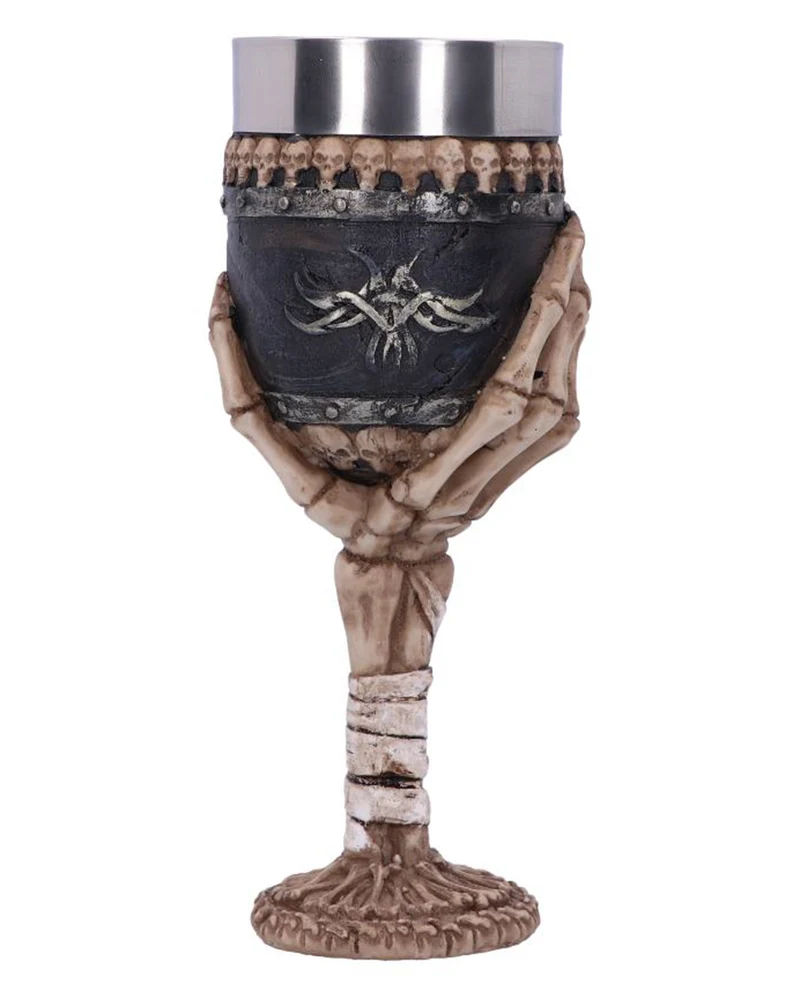 Skeletthand Kelch "Bitter Taste" 19cm