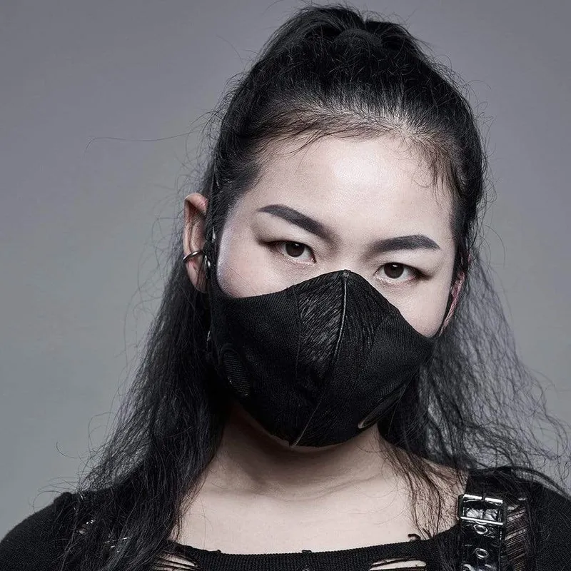 Gotische elastische Masken Schwarz