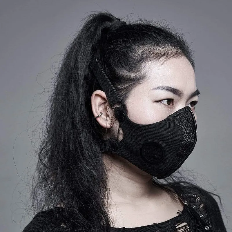 Gotische elastische Masken Schwarz