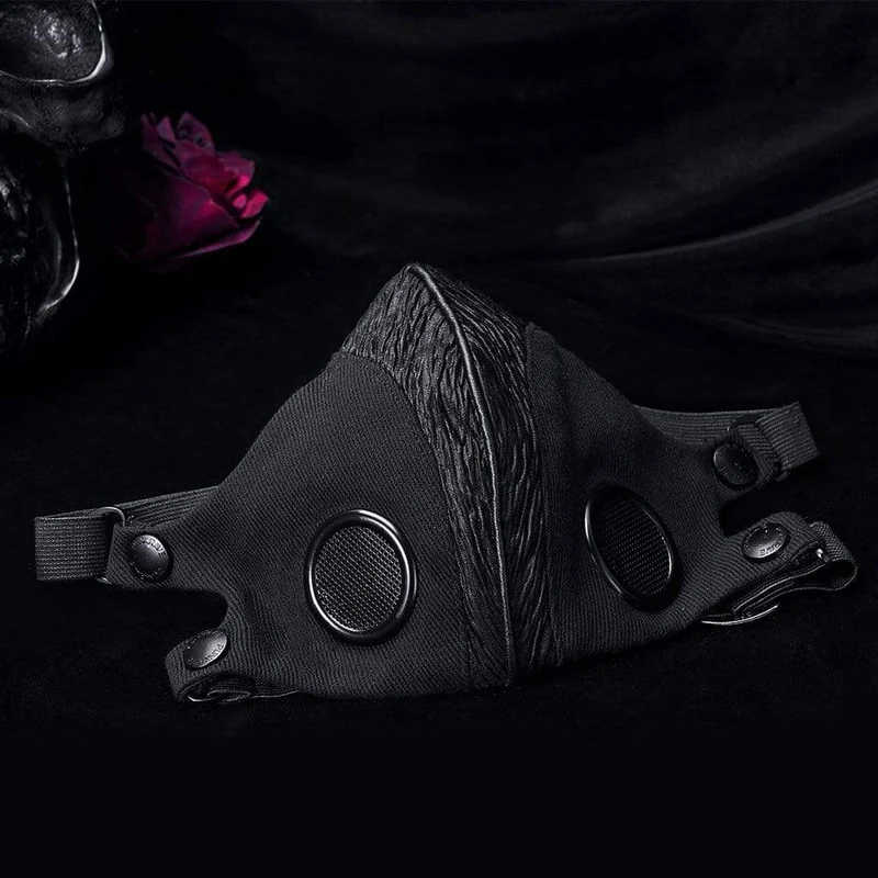 Gotische elastische Masken Schwarz