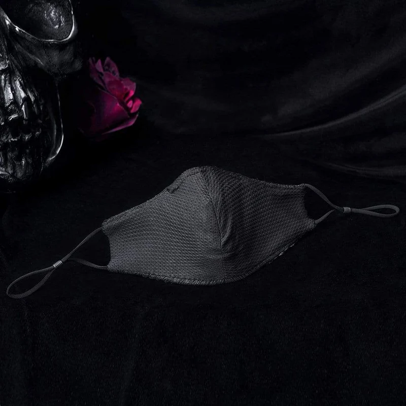 Gotische elastische Masken mit Perlen