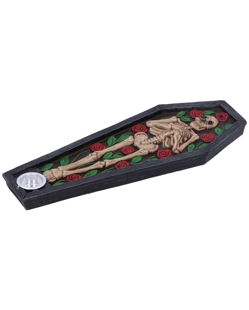 Rest in Roses Räucherstäbchen & Kegel Halter 21,5cm