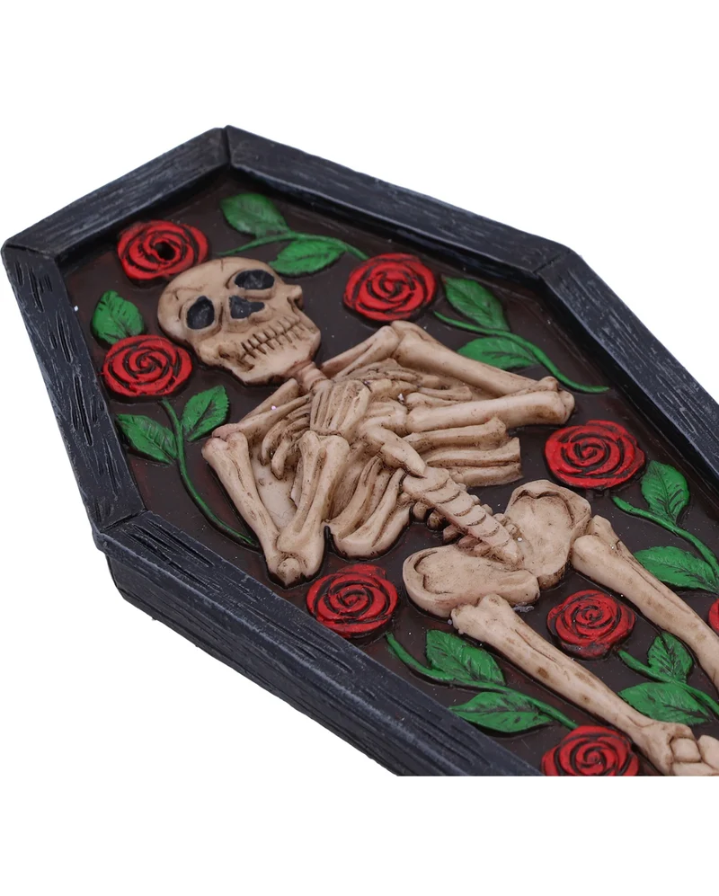 Rest in Roses Räucherstäbchen & Kegel Halter 21,5cm
